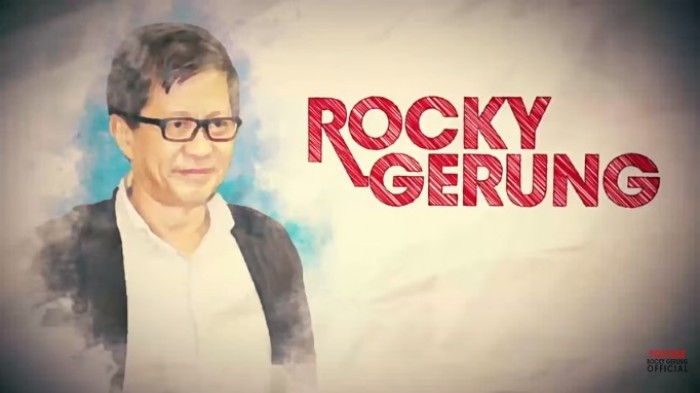 Kegalauan Rekonsiliasi, Begini Pandangan Rocky Gerung Soroti Cara Pemerintah Hadapi Kepulangan Habib Rizieq