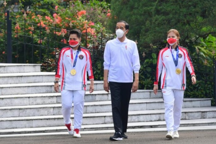Presiden Jokowi Berikan Penghargaan untuk Atlet Olimpiade Tokyo 2020