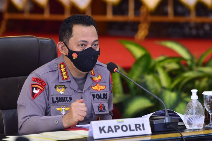 Evaluasi Penanganan Covid-19 di Jambi, Kapolri Ingatkan Penurunan Level PPKM dan Jaga Pertumbuhan Ekonomi 