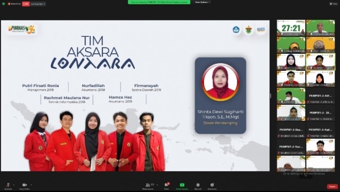 Firmansyah Mahasiswa Unhas Asal Takalar, Bersama Tim, Persembahkan Dua Perak di Pimnas 34