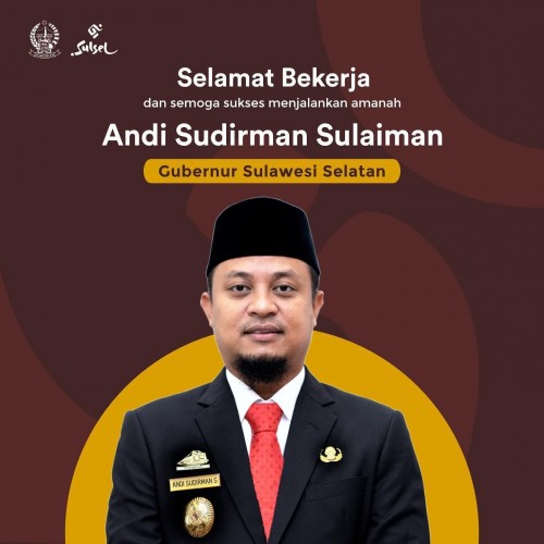 Dilantik Jadi Gubernur , Andi Sudirman Sulaeman: Amanah dari Allah