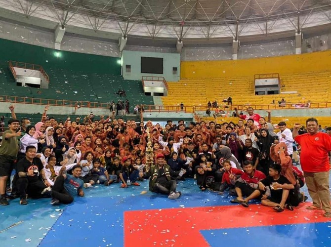 INKANAS Juara umum di Kejuaraan Daerah FORKI Sulawesi Selatan 2022