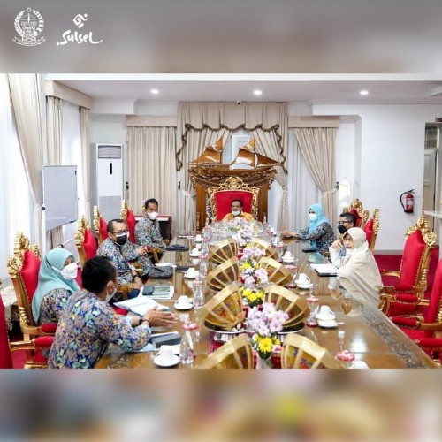 Gubernur Sulsel Bersama Kepala Besar Instansi Vertikal Kementerian PUPR Bahas Sinkronisasi Proyek