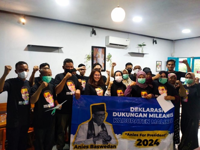 Ingin Pembangunan Merata, Mileanies Kabupaten Malinau Deklarasi Anies For Presiden