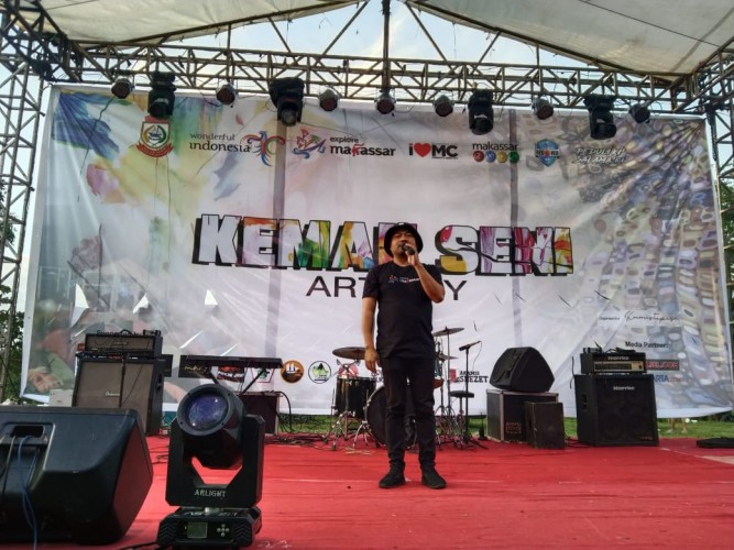 Buka Event Kemah Seni \"Art Day\", Kadis Pariwisata Makassar Berharap Geliat Ekonomi Kreatif Bangkit