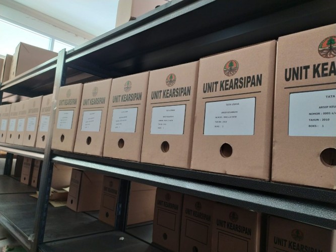 Penataan Arsip Inaktif di Kantor BPKHTL Wilayah VII Makassar 
