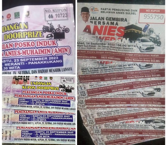 Kupon Undangan Peresmian Posko Induk Ludes, Kupon Jalan Santai Tembus Sejuta, Akankah Rekor Baru Tercipta?