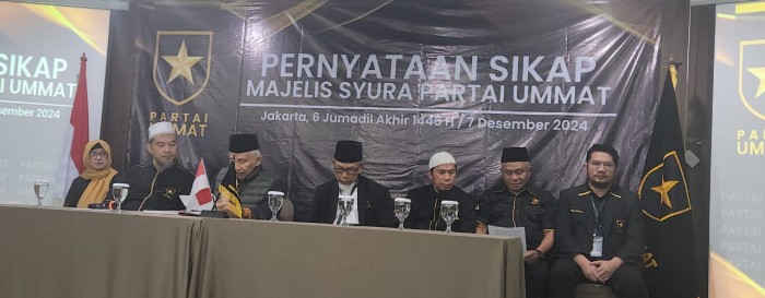 PERNYATAAN SIKAP MAJELIS SYURA PARTAI UMMAT DAN DPP PARTAI UMMAT TERHADAP PEMERINTAHAN PRESIDEN PRABOWO SUBIANTO