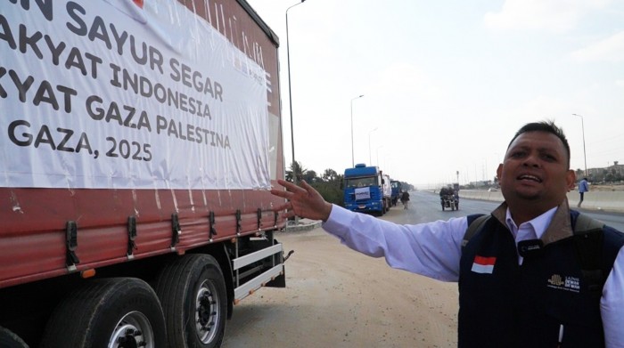 Laznas Dewan Dakwah Kirim 22 Ton Sayur dan Buah Segar untuk Warga Gaza Jelang Ramadhan