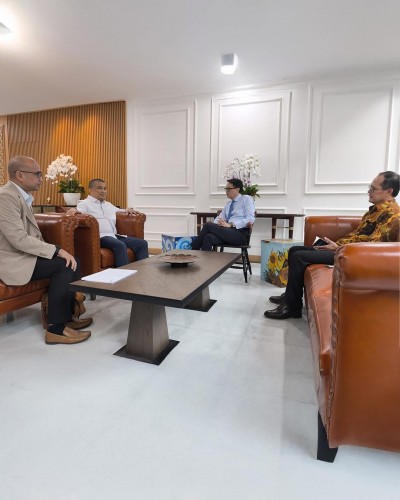 Bertemu Wamenlu Arif Havas, Erwin Aksa Bahas Strategi Perluas Hubungan Dagang Indonesia