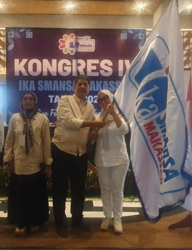 Terpilih Kembali Jadi Ketua IKA SMANSA, Andi Ina Ingin IKA ke Level Lebih Tinggi