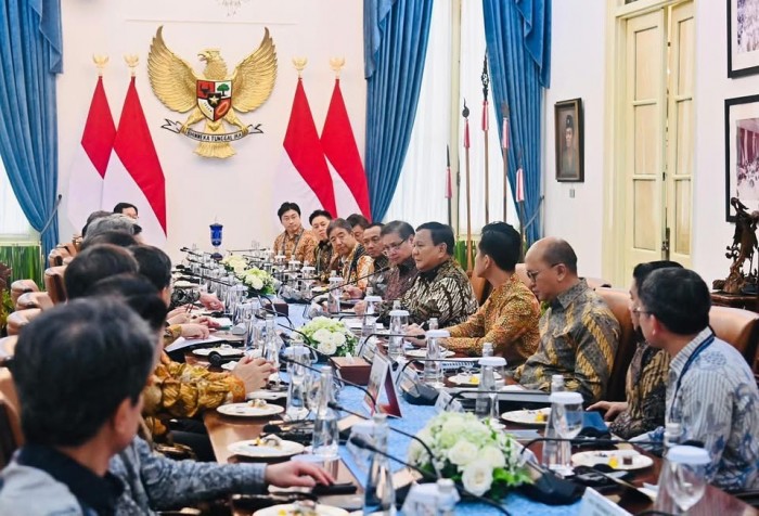 Menko Airlangga Dampingi Presiden Prabowo Terima Kunjungan Sejumlah Pengusaha Korsel