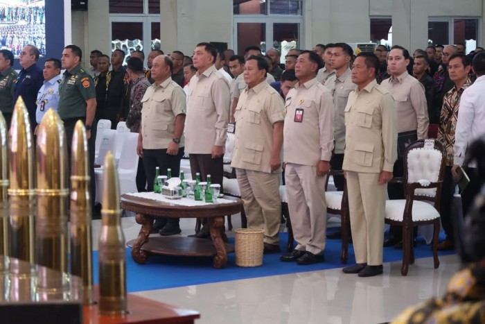 Beri Arahan di SPPI, Presiden Didampingi Menhan Ri