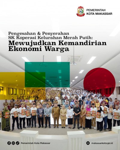 Serahkan SK Koperasi Merah Putih se-Kelurahan Makassar, Appi Sebagai Komitmen Dukung Program Pemerintah 