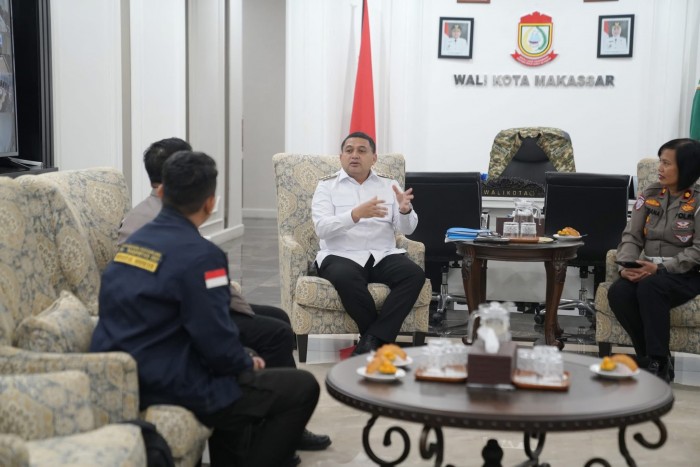 Walikota Makassar Bersama Ditlantas Polda Bahas Kemacetan Akibat Parkir Liar