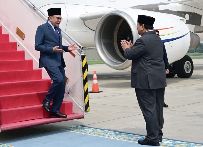 Presiden Prabowo Sambut Perdana Menteri Malaysia Anwar Ibrahim