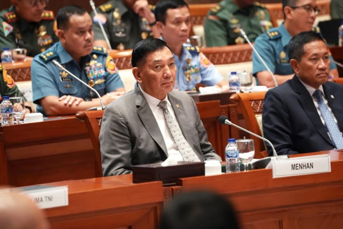 Menhan RI ikut Rapat Kerja Bersama Komisi I DPR RI