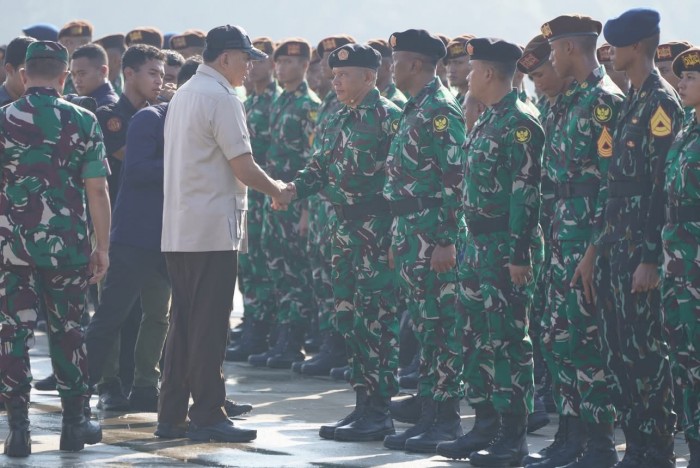 Menhan RI Lepas Kontingen Satgas Patriot II