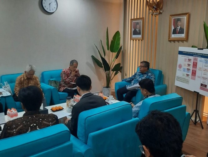 Wamen PKP RI Fahri Hamzah Terima Rombngan OECD