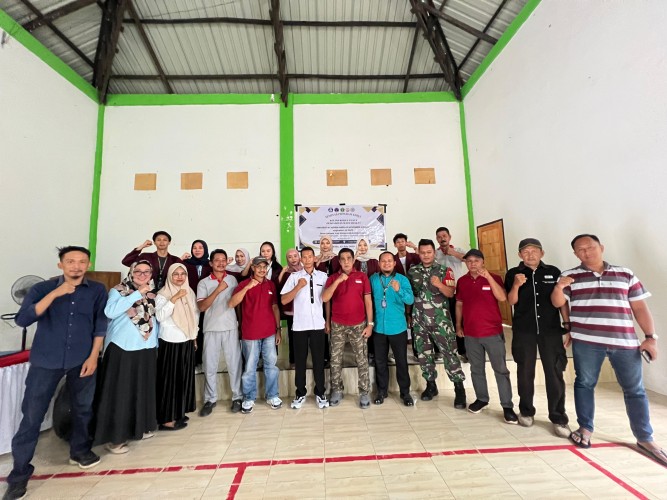 Didukung Aparat dan Warga, Seminar Program Kerja KKN-PM Mahasiswa USN Kolaka di Desa Latawe Berjalan Sukses 