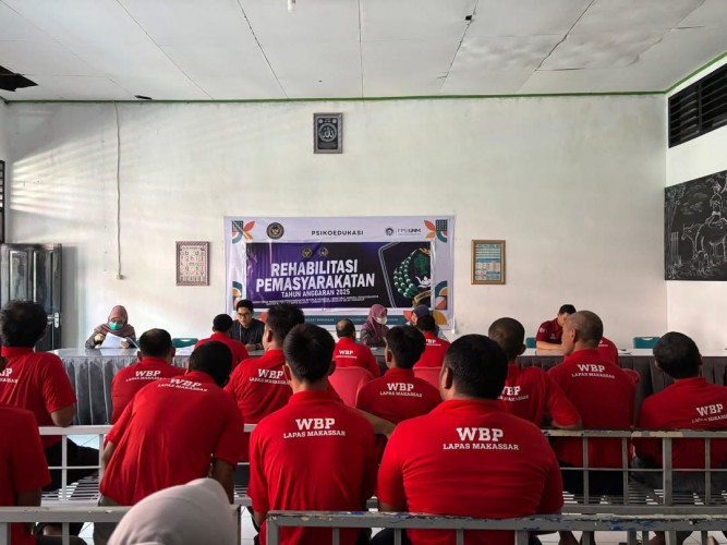 Lapas Kelas I Makassar Gandeng IKAI dalam Assessment Awal Rehabilitasi WBP