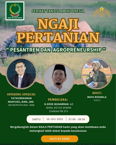 Ngaji Pertanian : STII dan Dunia Pesantren Mendorong Kemampuan Ekspor Petani ke Mancanegara