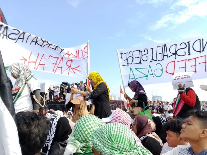Dari Jakarta untuk Dunia,  Seruan Hentikan Genosida Gaza Menggema dalam Tiga Bahasa