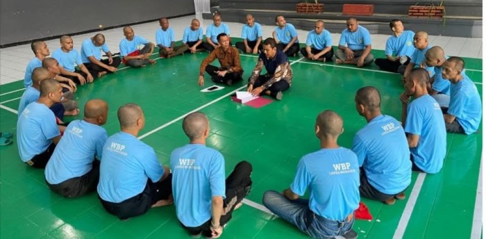 Bentuk WBP Produktif, Lapas Makassar Gelar Rehabilitasi Pemasyarakatan Kategori II