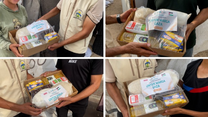 80 Tahun Indonesia Merdeka, WIZ & KITA Palestina Tebar Kepedulian untuk 150 Penerima Manfaat Di Jalur Gaza