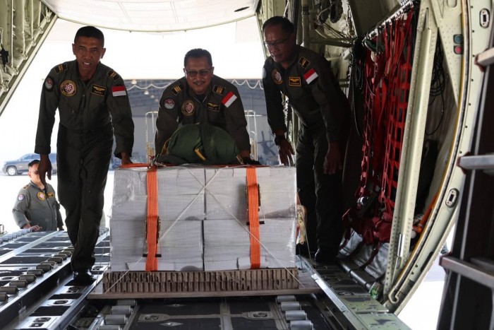 Satgas Garuda Merah Putih II Salurkan 39.2 ton ke Gaza 
