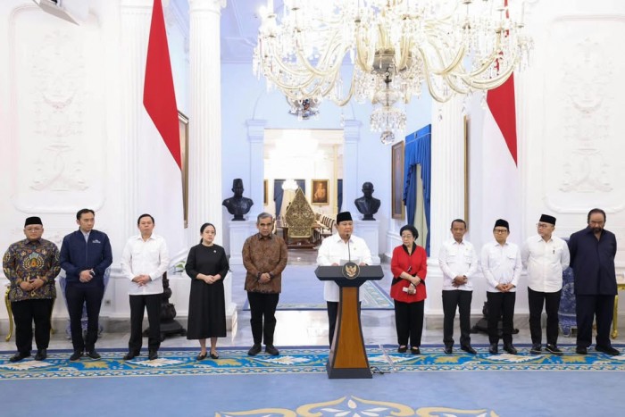 Pernyataan Presiden Prabowo Usai Bertemu Pimpinan Parpol