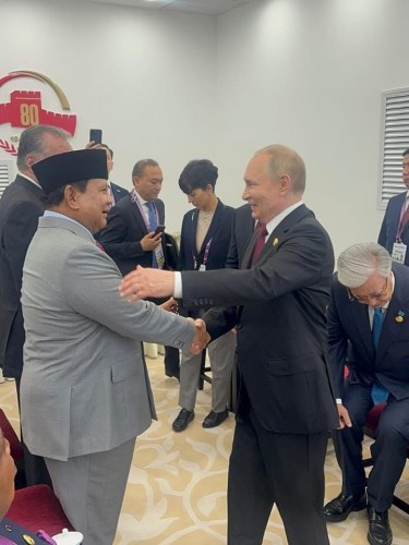 Presiden Prabowo Gelar Pertemuan Khusus dengan Presiden Rusia Vladimir Putin
