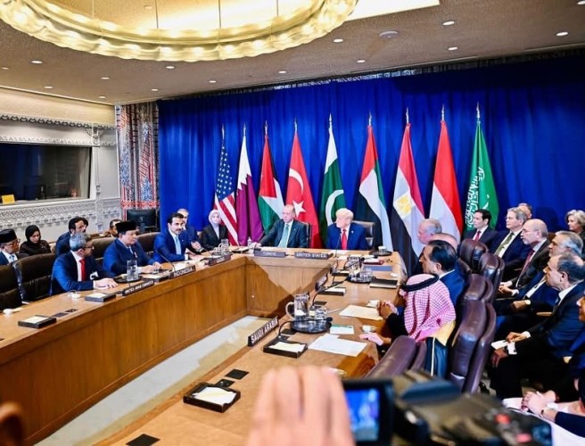 Pertemuan Multilateral Timur Tengah, Presiden Trump Tegaskan Komitmen Akhiri Perang Gaza