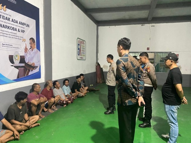 Lapas Kelas I Makassar Gelar Sidak Rutin, Tegakkan Disiplin dan Perkuat Keamanan di Dalam Lapas