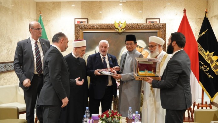 Menag Terima Kunjungan Menteri Wakaf Suriah