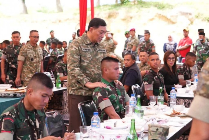 Berkunjung ke Aceh, Menhan RI Pastikan Kesiapan Batalyon Teritorial Pembangunan 857